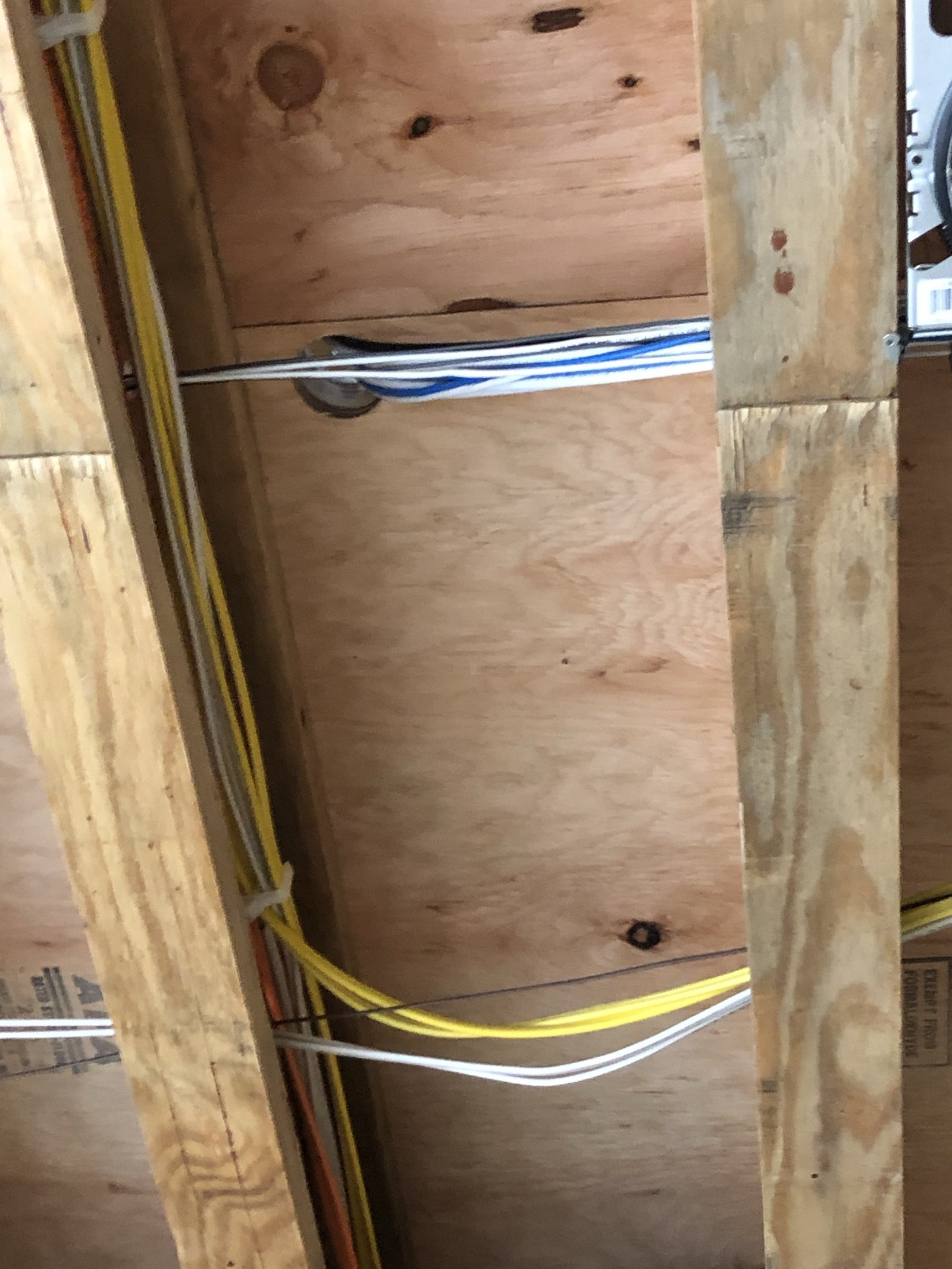 Pre‑wire and cable routing